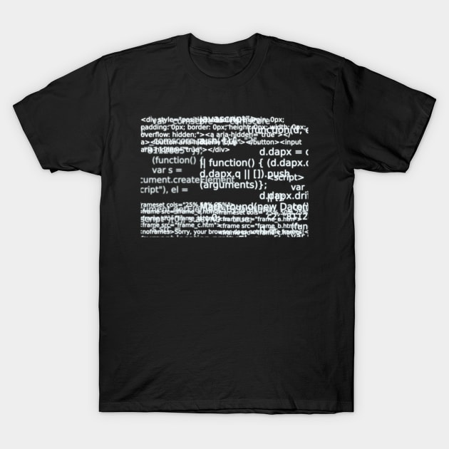 HTML Code v1 T-Shirt by findingNull